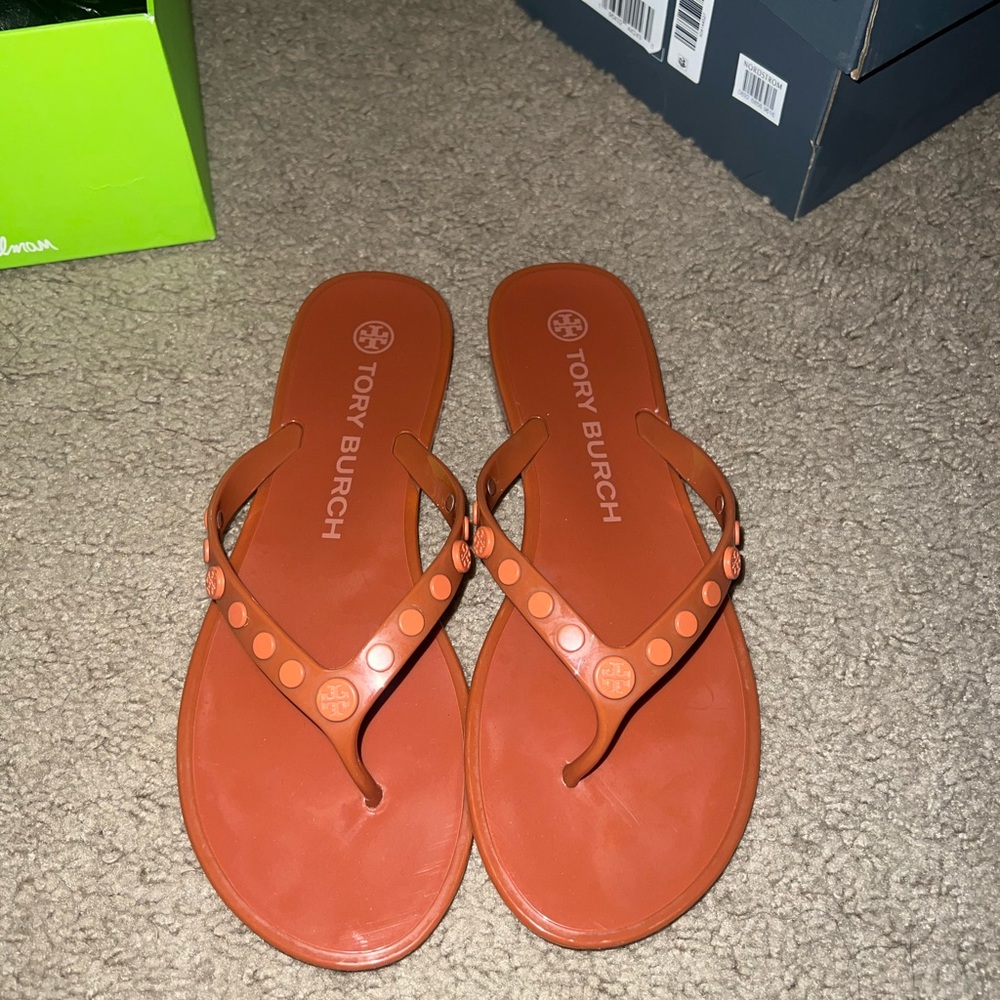 Tory Burch Women's Vibrant Orange Sandals